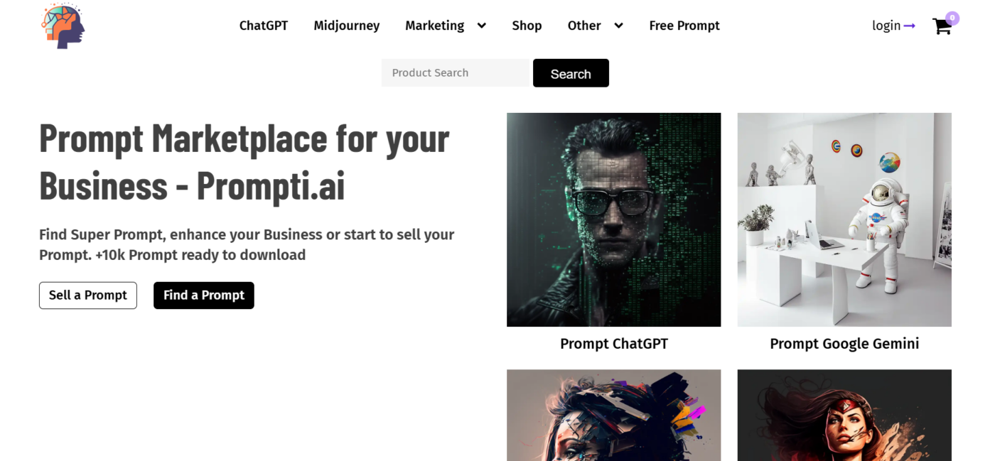 Prompti - Nền tảng Prompt AI thông minh